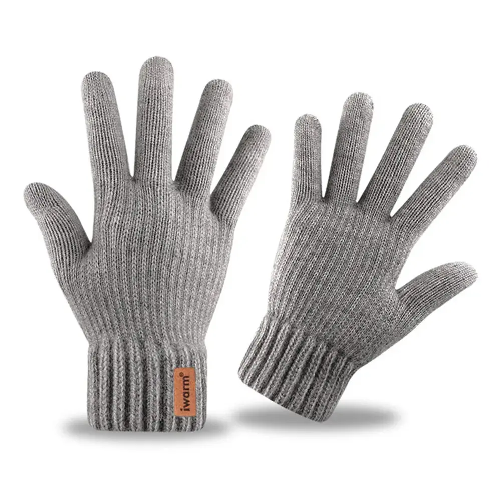 Iwarm Rukavice ST0016 z alpaka vlny velikost 22 cm šedé