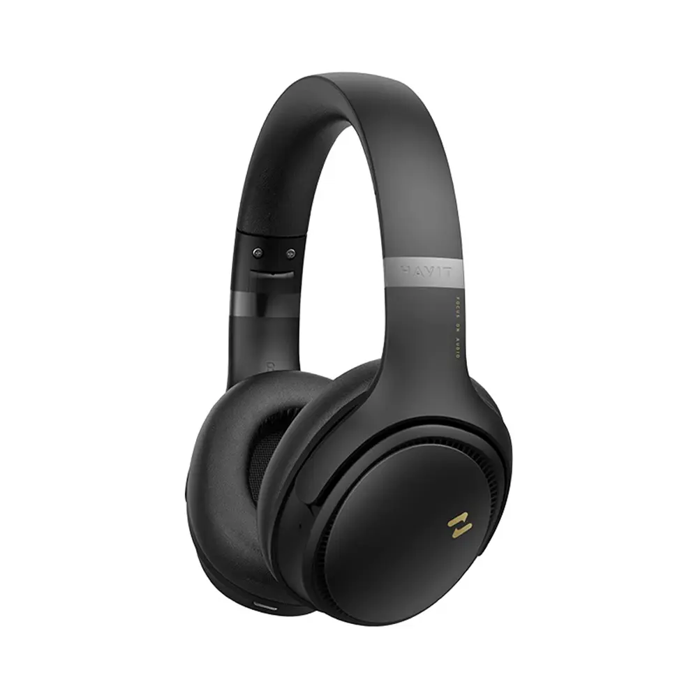 Havit bezdrátová sluchátka H630BT Pro Bluetooth 5.3 ANC skládací černá