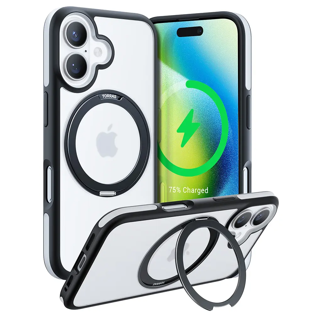 Torras Ostand R Fusion MagSafe Series pro iPhone 16 černá