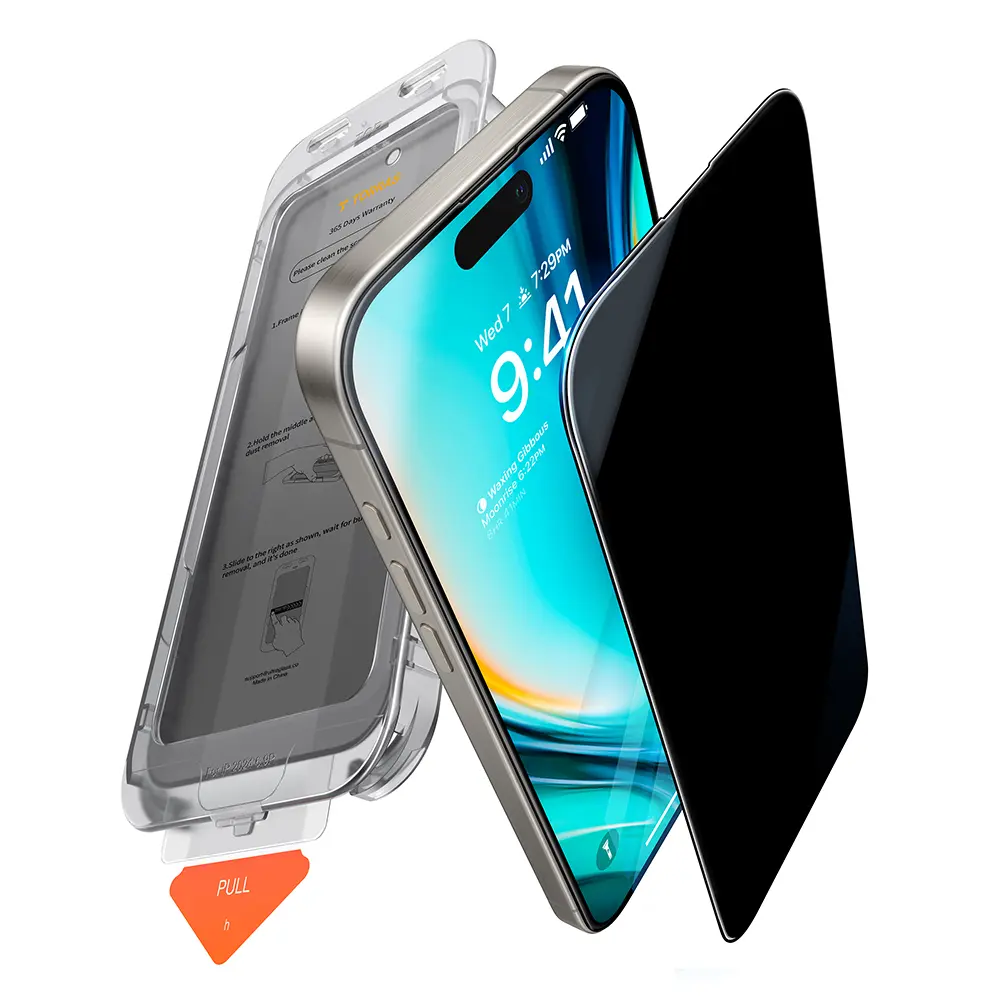 Torras Tvrzené sklo Install Master Privacy Glass pro iPhone 16 Plus