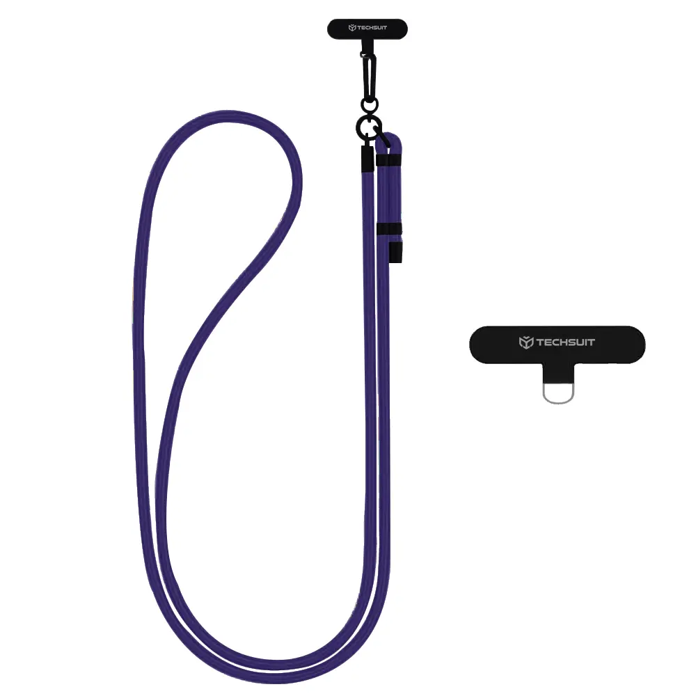 Techsuit Rope Crossbody Strap RCS1-71 pro telefony karabina nylon bouřková noc