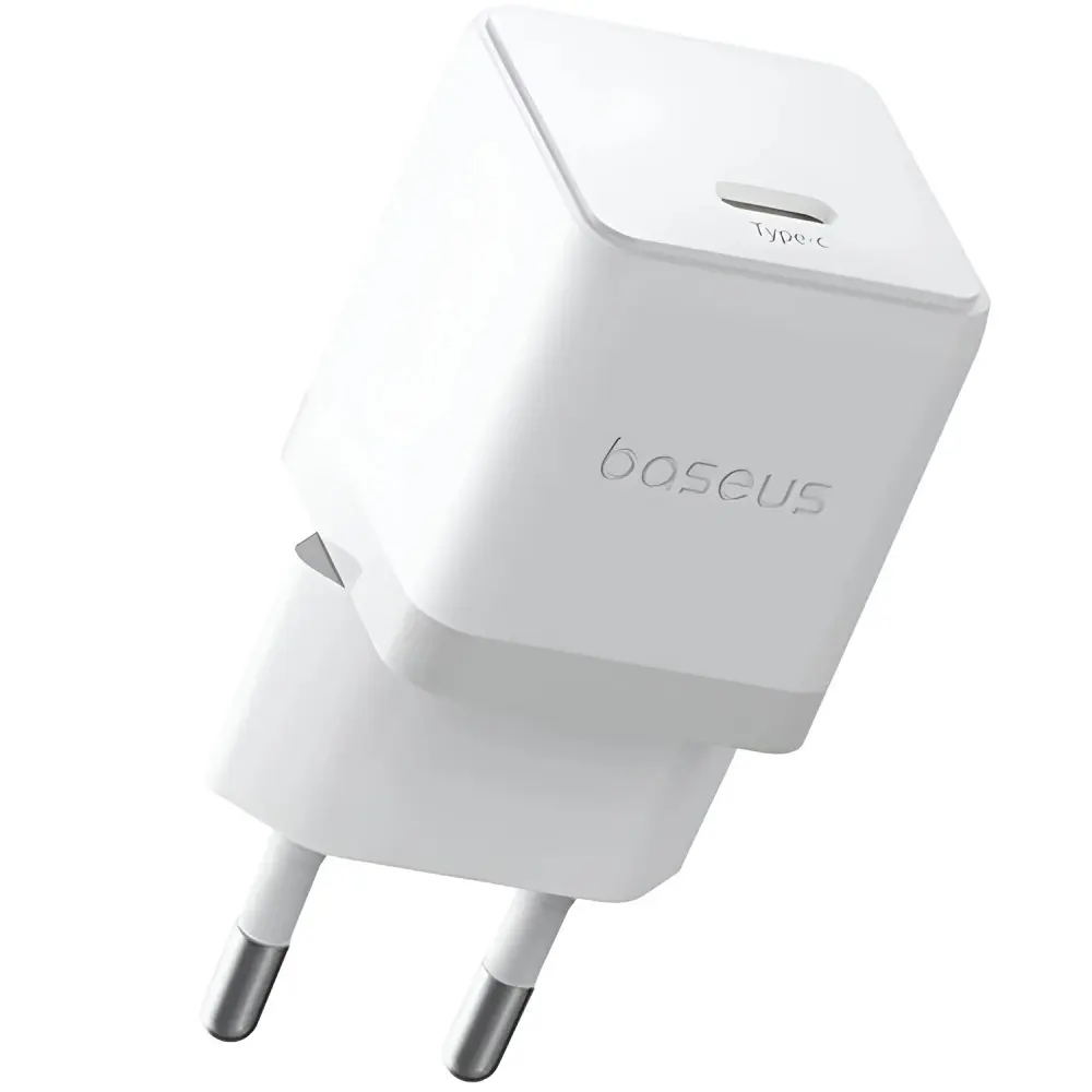 Baseus Rychlonabíječka do sítě Palm 20W USB-C PD QC 3.0 bílá