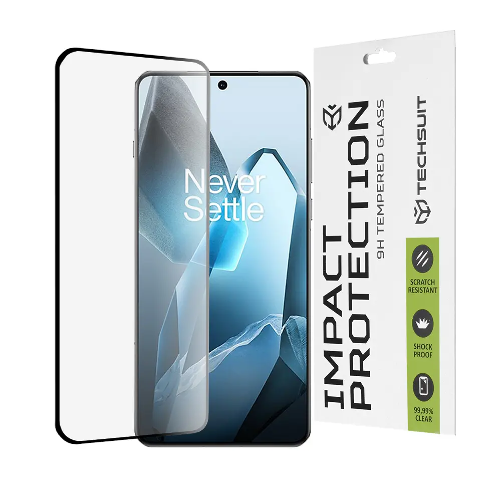 Ochranné sklo Techsuit 111D 3D zakřivené pro OnePlus 13 černé
