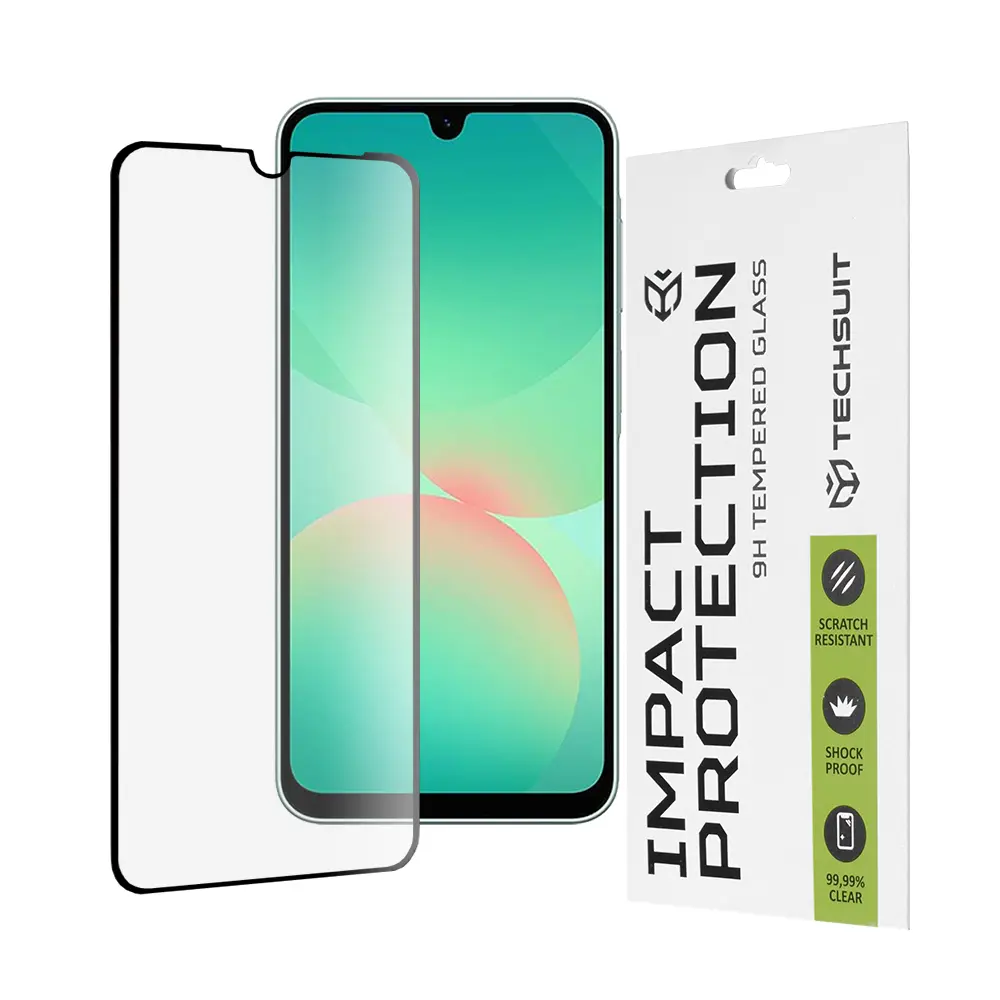 Ochranné sklo Techsuit 111D pro Samsung Galaxy A26 5G černé