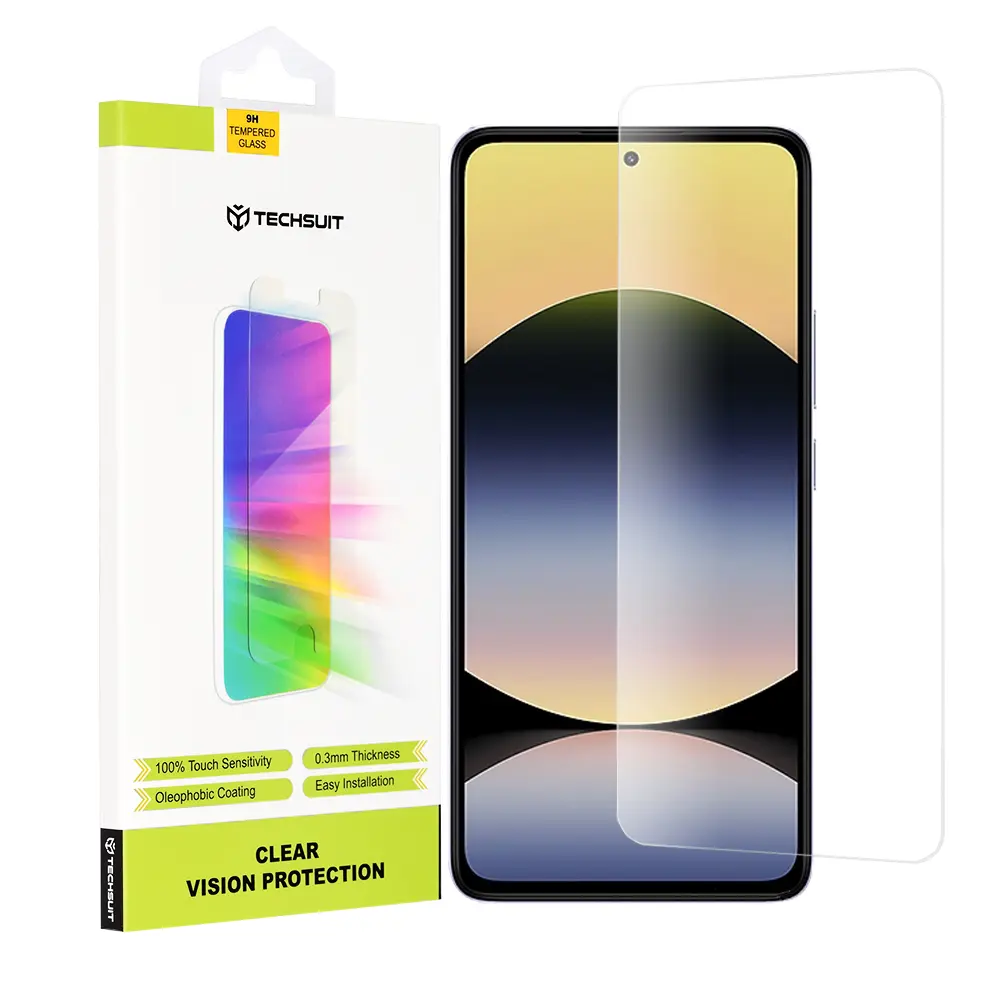 Techsuit Clear Vision Glass pro Xiaomi Redmi Note 14 4G/5G průhledný