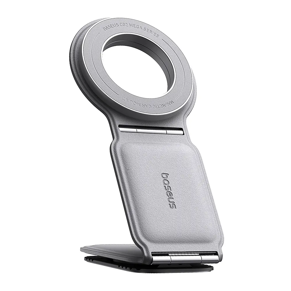 Baseus Car Holder PrimeTrip Series C02 PU kůže 360° 25N univerzální montáž matná šedá