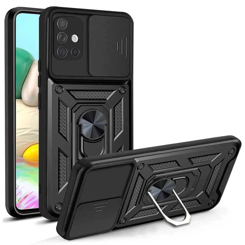 Techsuit CamShield Series pouzdro pro Samsung Galaxy A71 4G černé