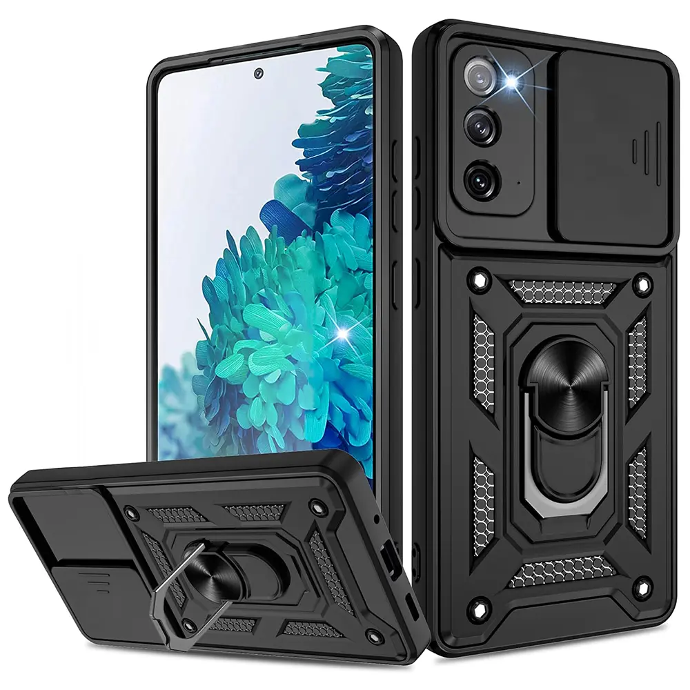 Techsuit CamShield Series Samsung Galaxy Note 20 4G / Note 20 5G Černá
