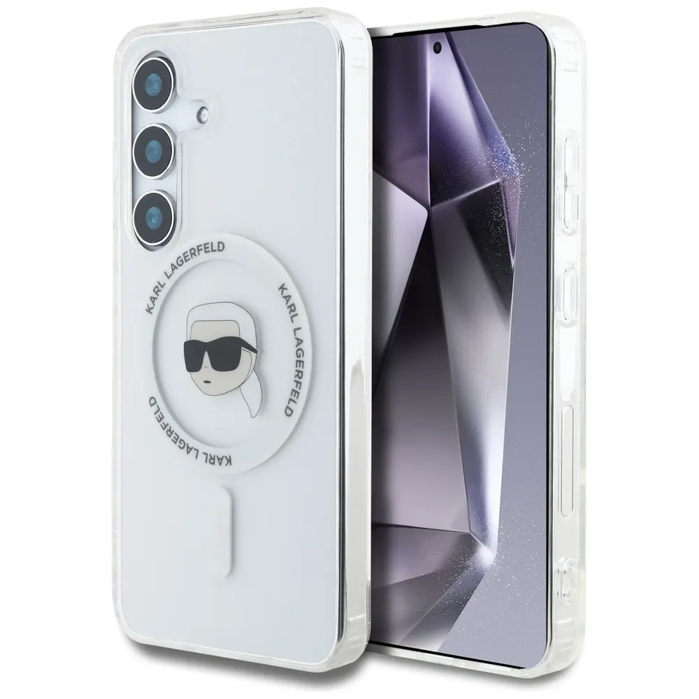 Karl Lagerfeld IML MagSafe Samsung Galaxy S25 Karlova hlava