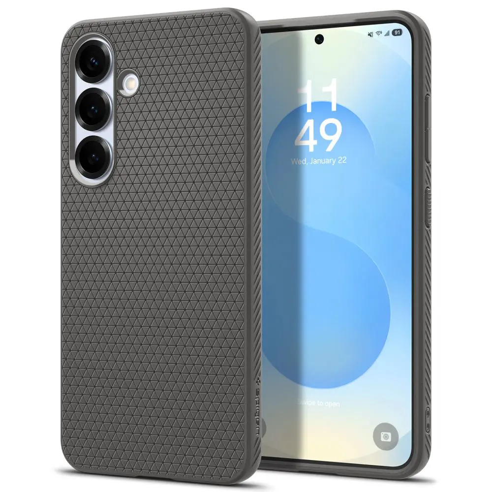 Spigen Liquid Air Samsung Galaxy S25 Plus mramorově šedá