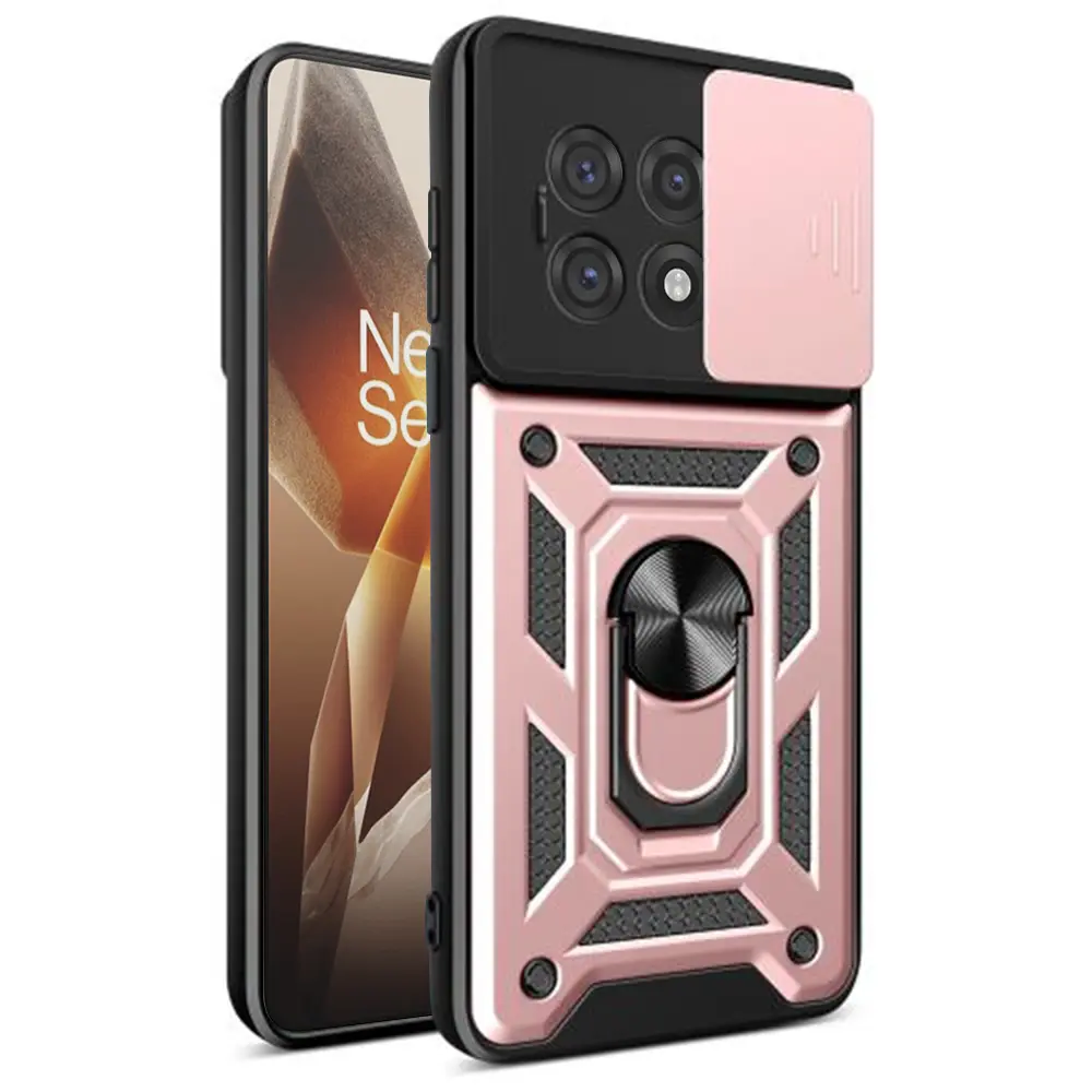 Techsuit CamShield Series OnePlus 13R růžově zlatý