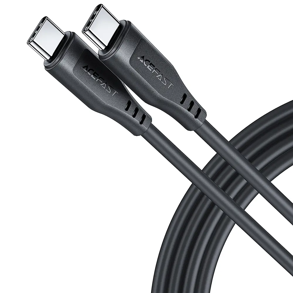 Acefast Data Cable C3-03 Type-C na Type-C 60W 3A 480Mb/s Rychlé nabíjení 1.2m černá