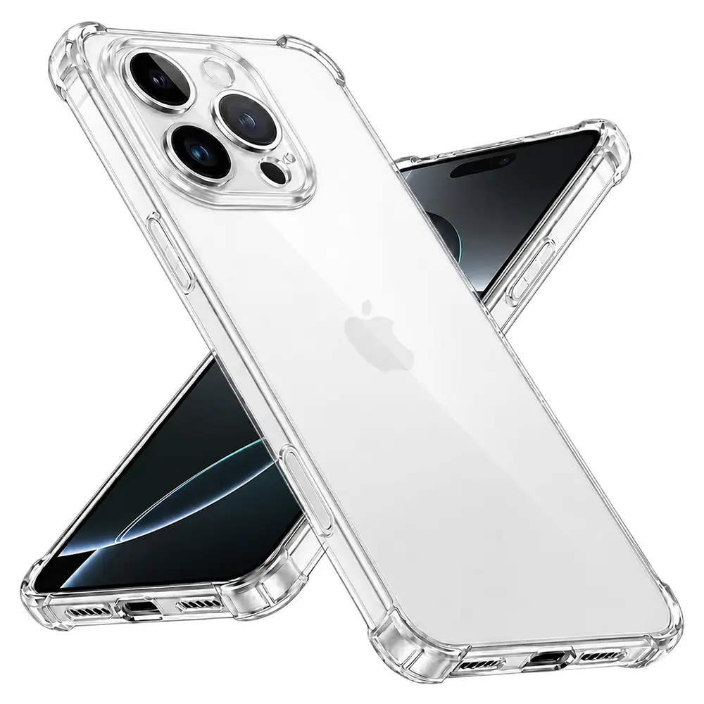 Techsuit Shockproof průhledný silikon iPhone 16 Pro průhledný