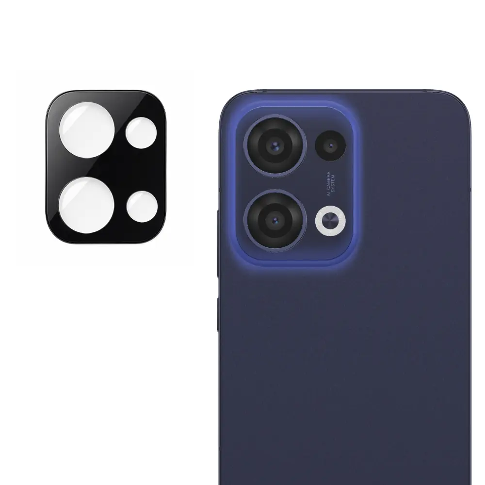 Techsuit sklíčko pro čočku fotoaparátu, Oppo Reno13, černé