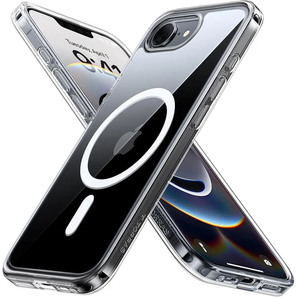 Torras Guardian Magnetic Series iPhone 16e průhledný obal