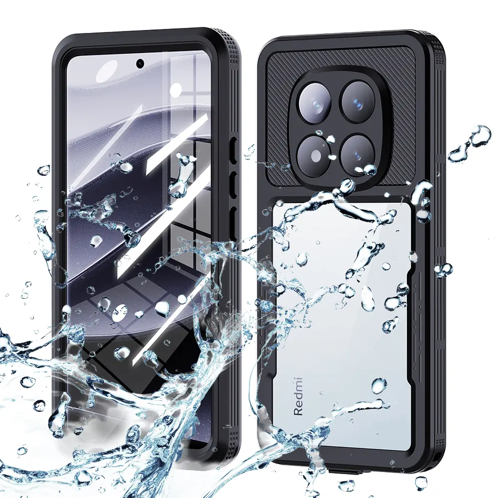 ShellBox Vodotěsné pouzdro IP68 Xiaomi Redmi Note 14 Pro 5G Poco X7 černé