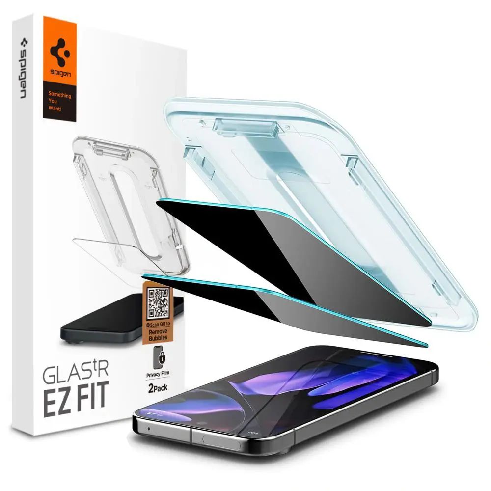 Spigen Glas.tR EZ-FIT (2 balení) Google Pixel 9 Pro XL Ochrana soukromí