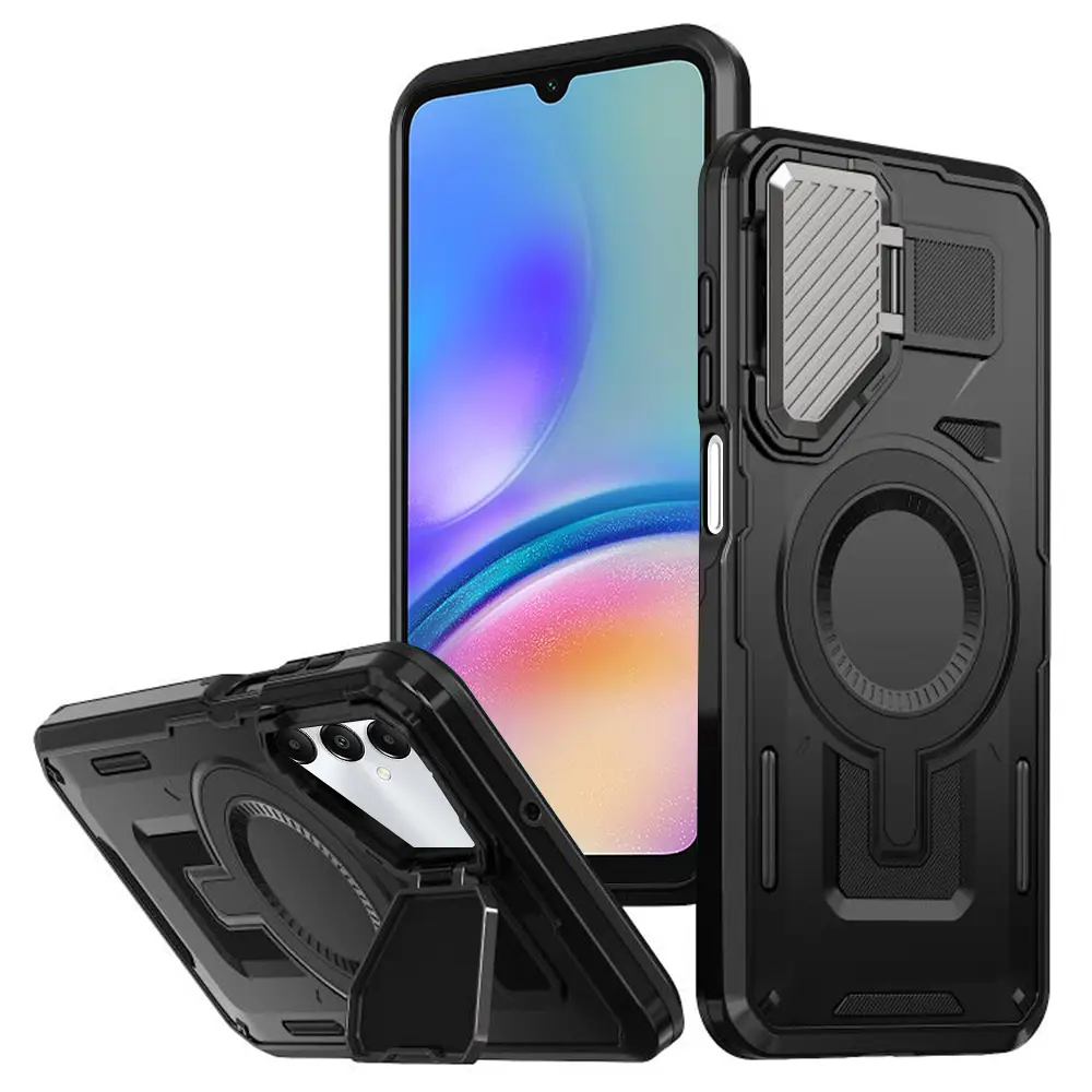 Pouzdro Techsuit CamVault MagSafe pro Samsung Galaxy A05s černé
