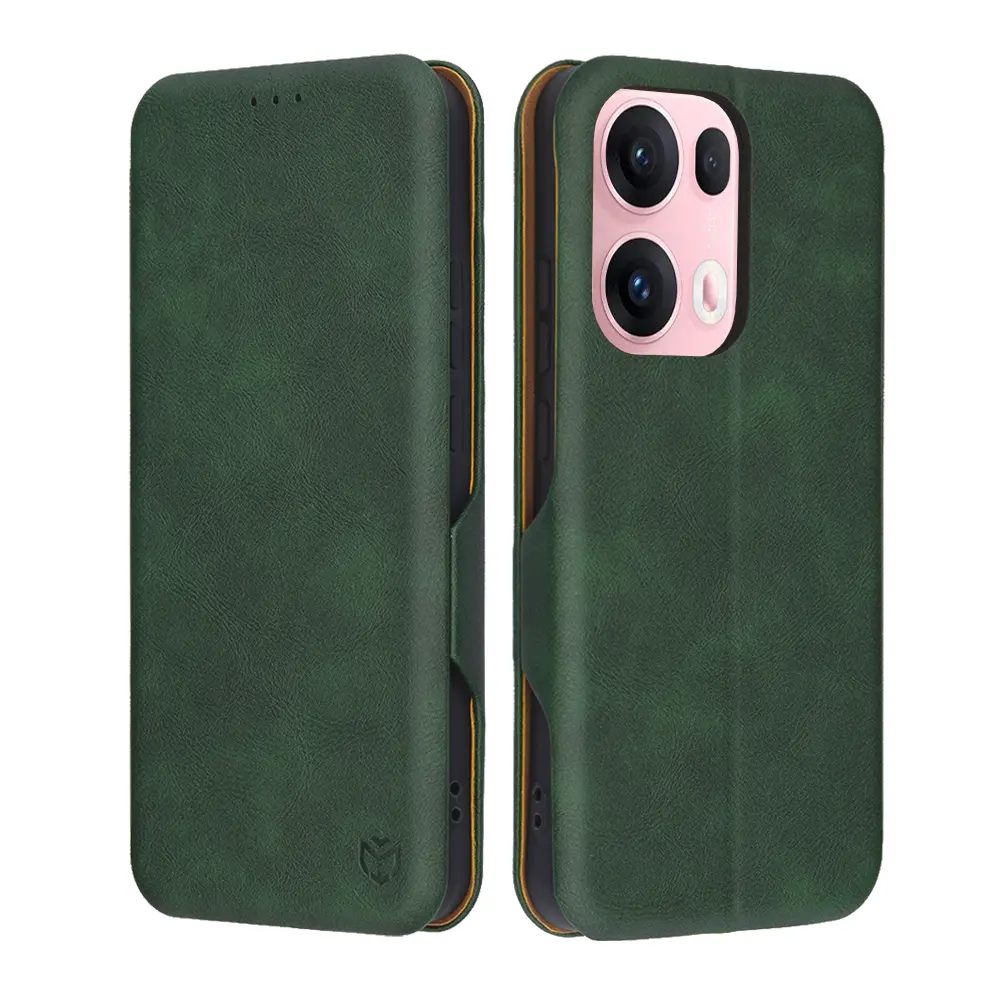 Techsuit Safe Wallet Plus pro Oppo Reno13 Pro zelená