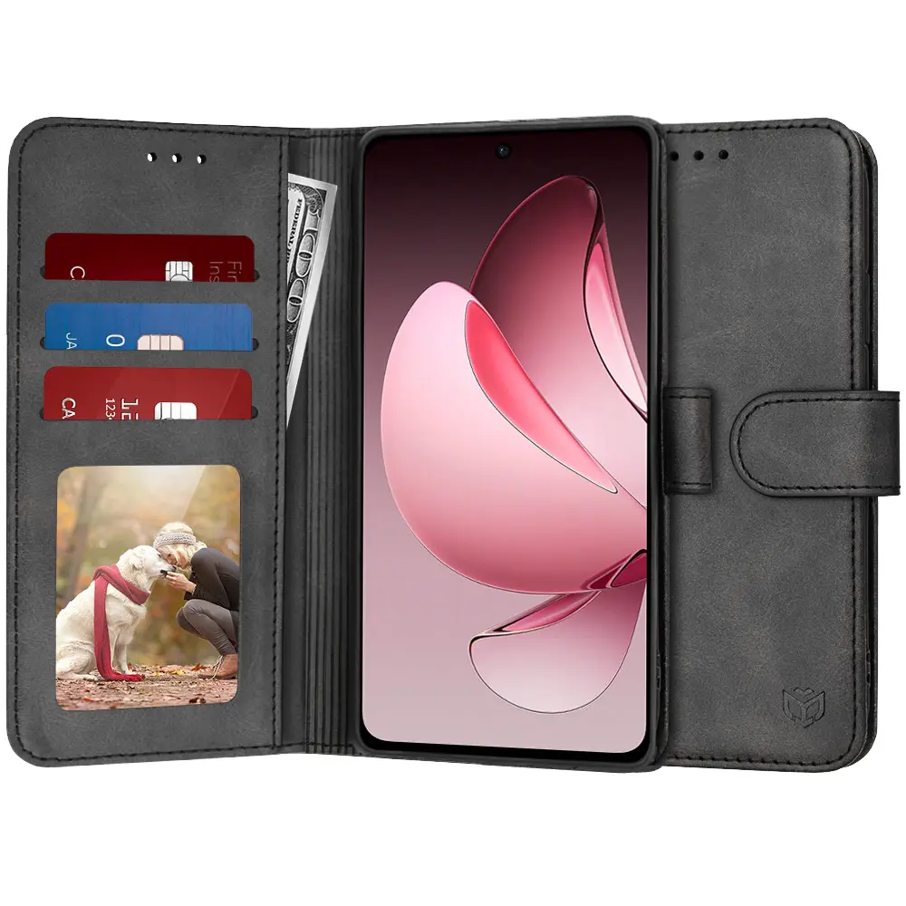 Techsuit Diary Book pro Oppo Reno13 F 4G Reno13 F 5G Reno13 FS 5G černá