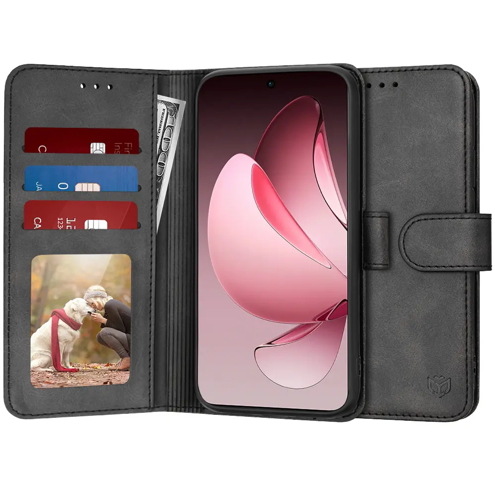 Techsuit Diary Book pro Oppo Reno13 Pro černá