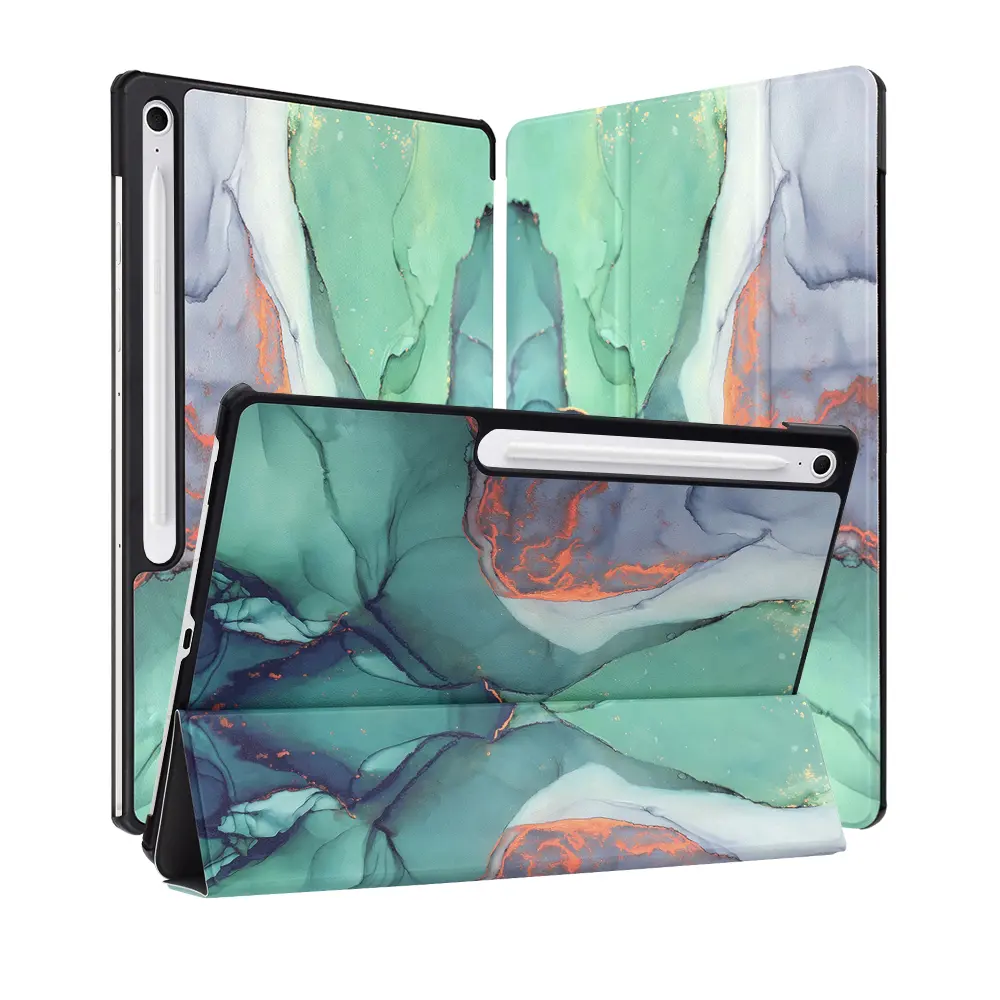 Techsuit FoldPro pro Samsung Galaxy Tab S10 FE Plus zelený Time