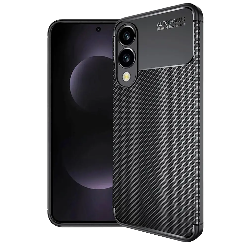 Techsuit CarbonFiber pro Samsung Galaxy S25 Edge černý