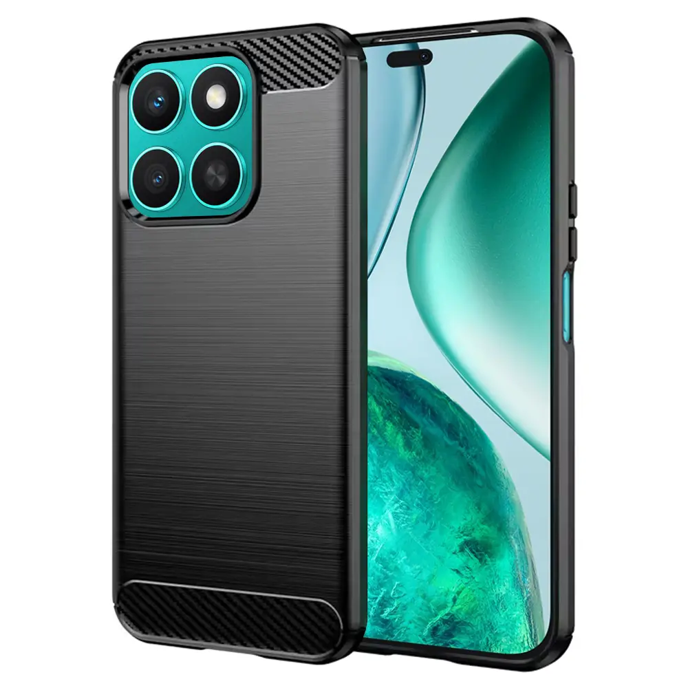 Silikonové pouzdro Techsuit Carbon pro Honor X8c černé