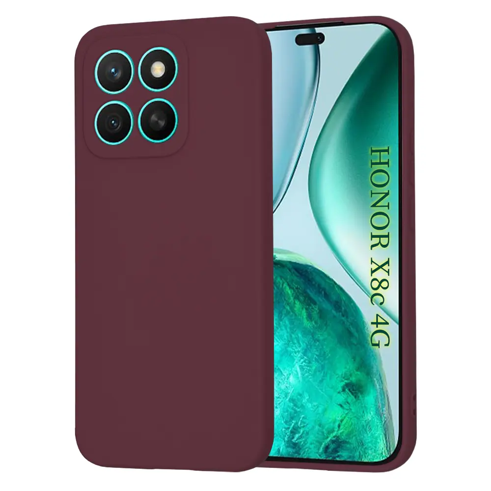 Techsuit SoftFlex pro Honor X8c švestkově červená