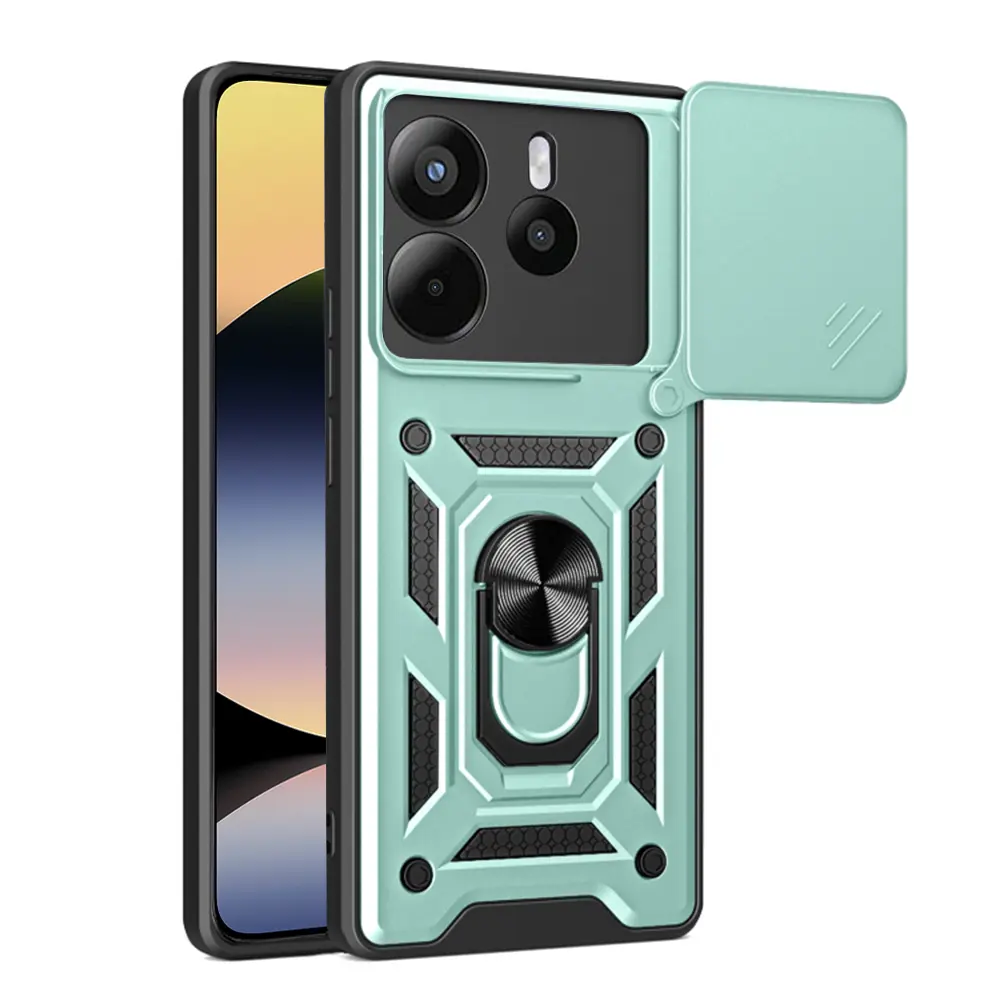 Techsuit CamShield Series Xiaomi Redmi Note 14 4G (Standard) Zelená