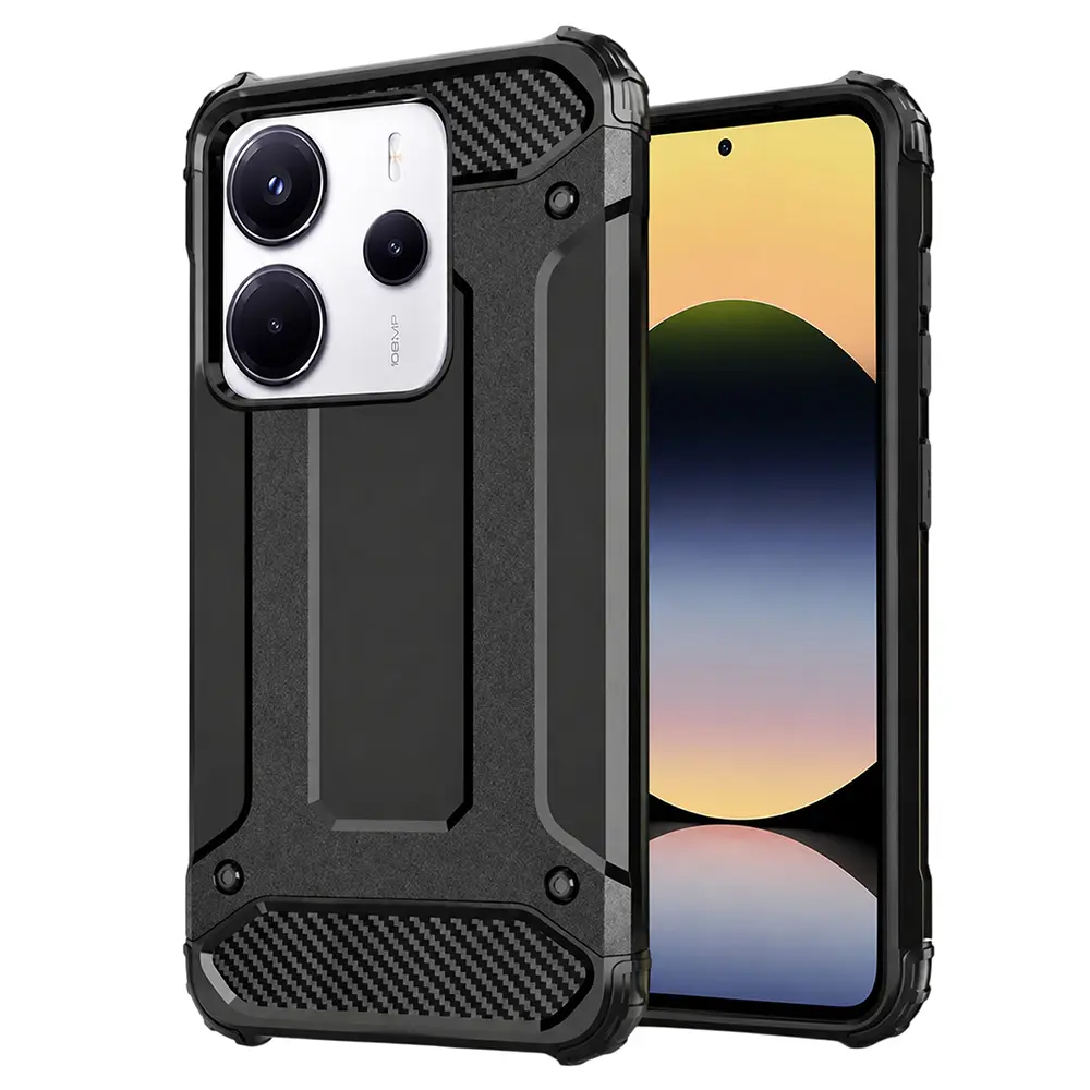 Techsuit Hybrid Armor pro Xiaomi Redmi Note 14 4G Standard černá
