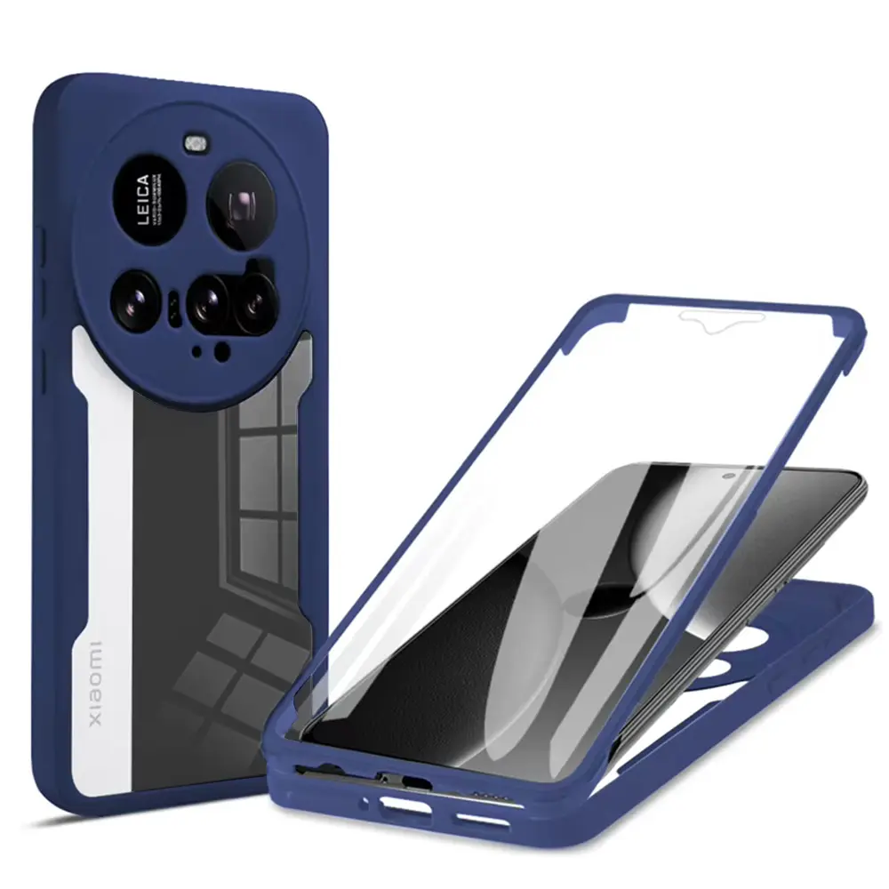 Techsuit ColorVerse 360 Series + Ochranné sklo Xiaomi 15 Ultra Modrá