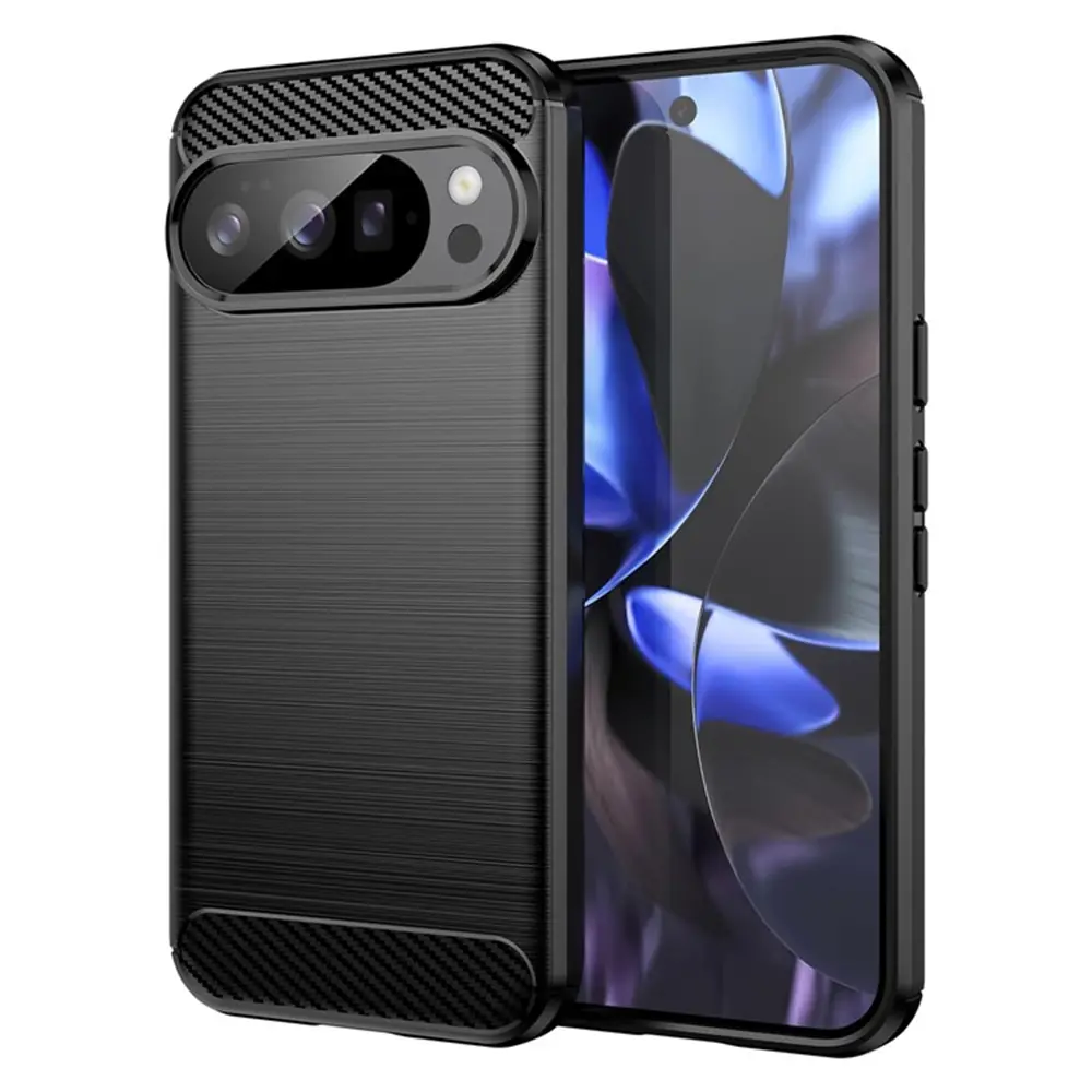 Techsuit Carbon Silicone pro Google Pixel 10 / 10 Pro černý