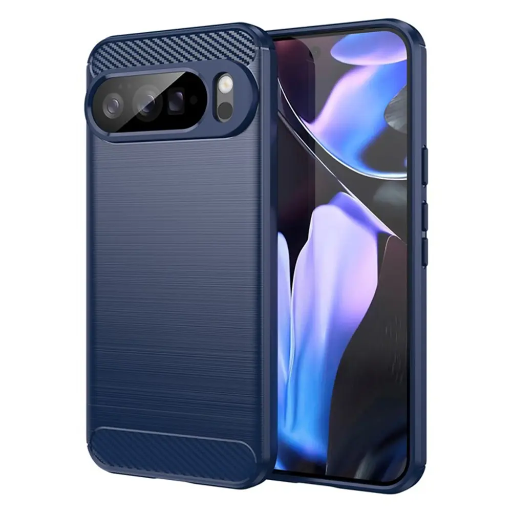 Techsuit Carbon Silicone Google Pixel 10 Pro XL modrá