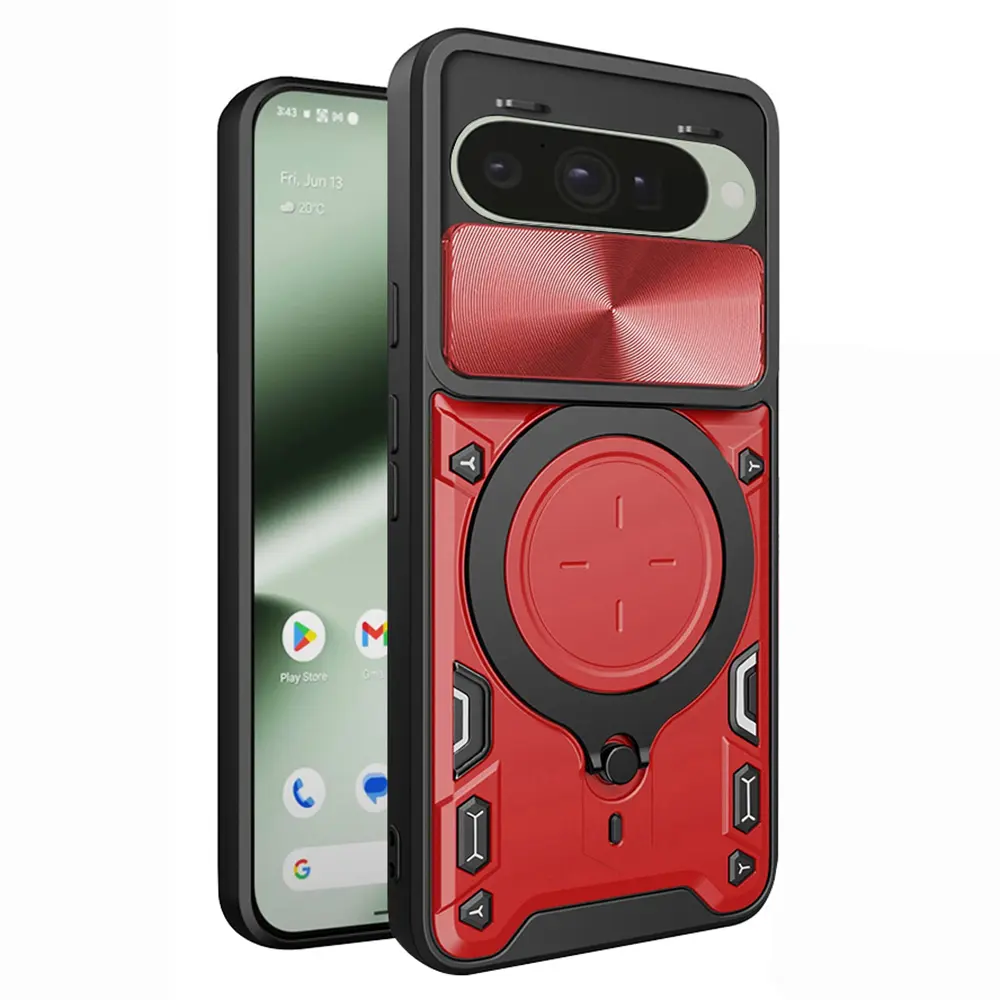 Techsuit CamGuard Pro Google Pixel 10 / 10 Pro červený