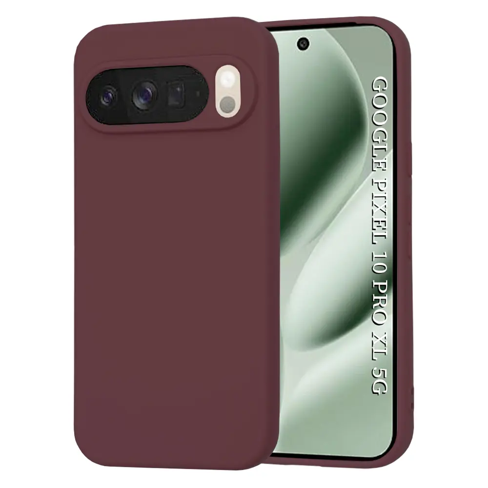 Techsuit SoftFlex Google Pixel 10 Pro XL švestkově červený