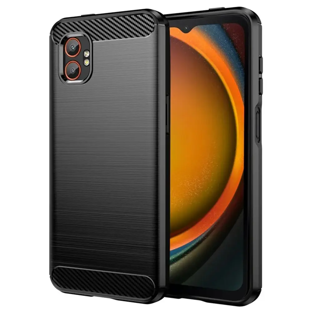 Techsuit Carbon Silicone pro Samsung Galaxy Xcover7 Pro černý