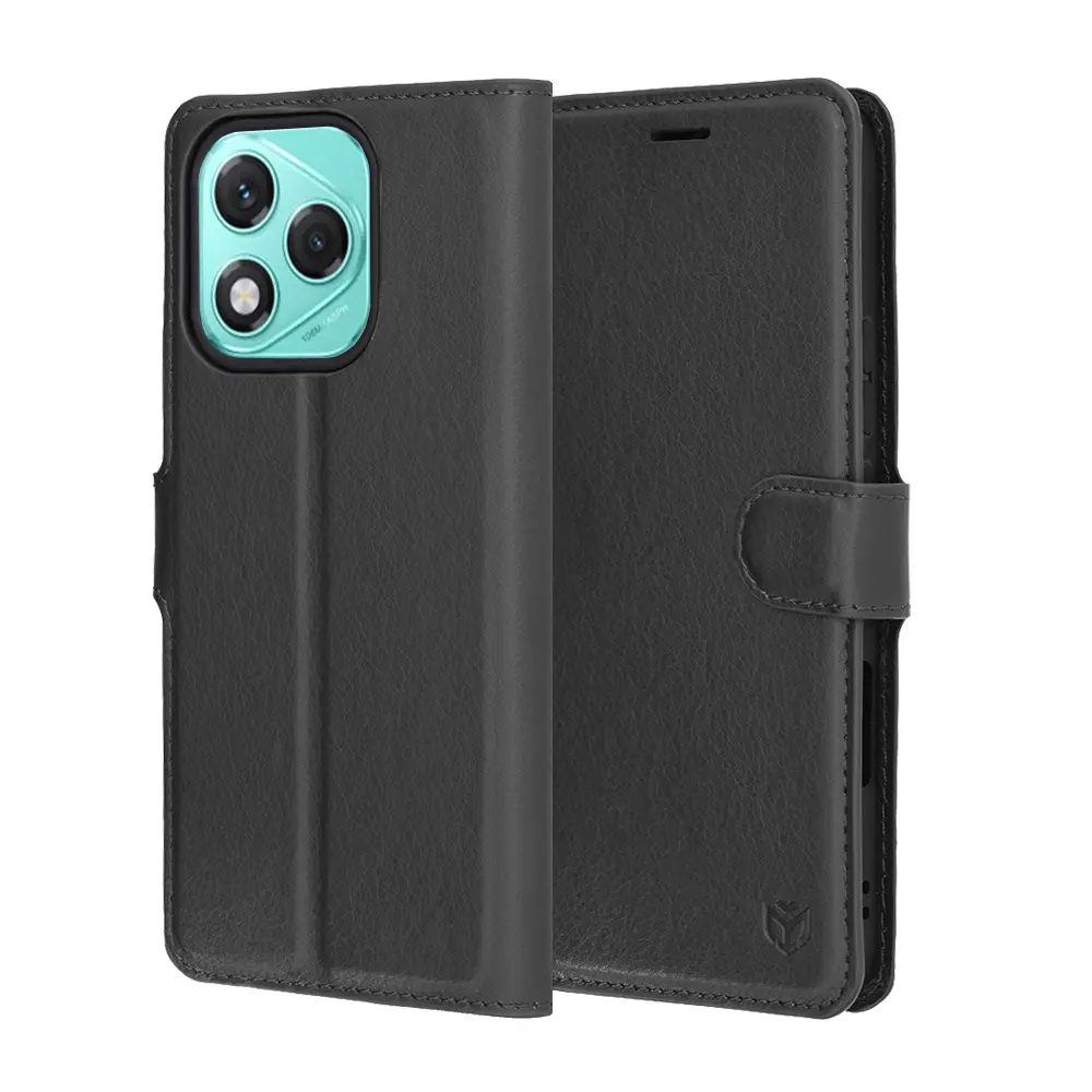 Pouzdro Techsuit Leather Folio pro Honor 400 Lite černé