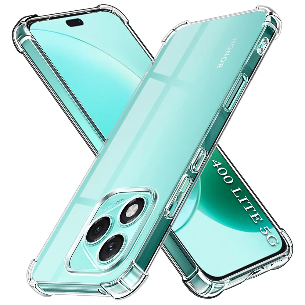 Techsuit Shockproof silikonový obal Honor 400 Lite průhledný