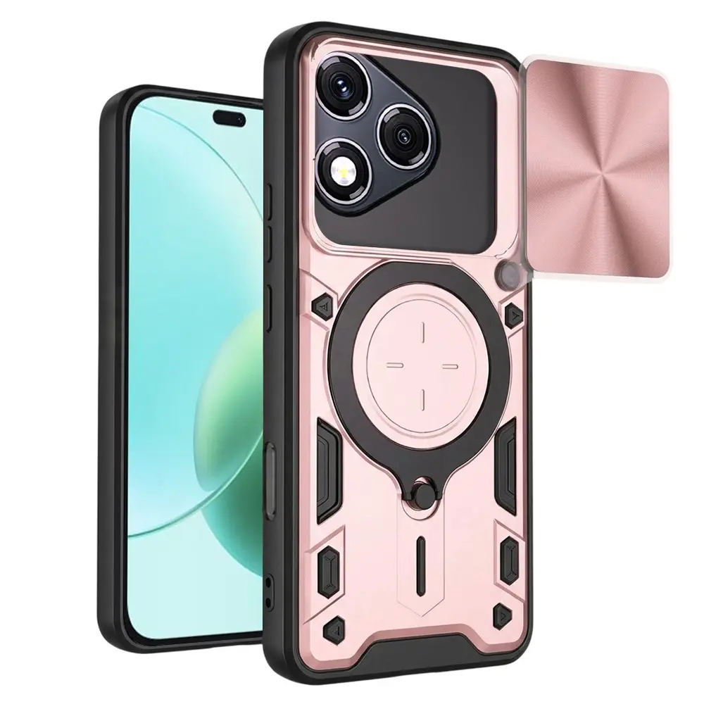 Techsuit – CamGuard Pro – ochranný kryt pro Honor 400 Lite – růžovo-zlatý