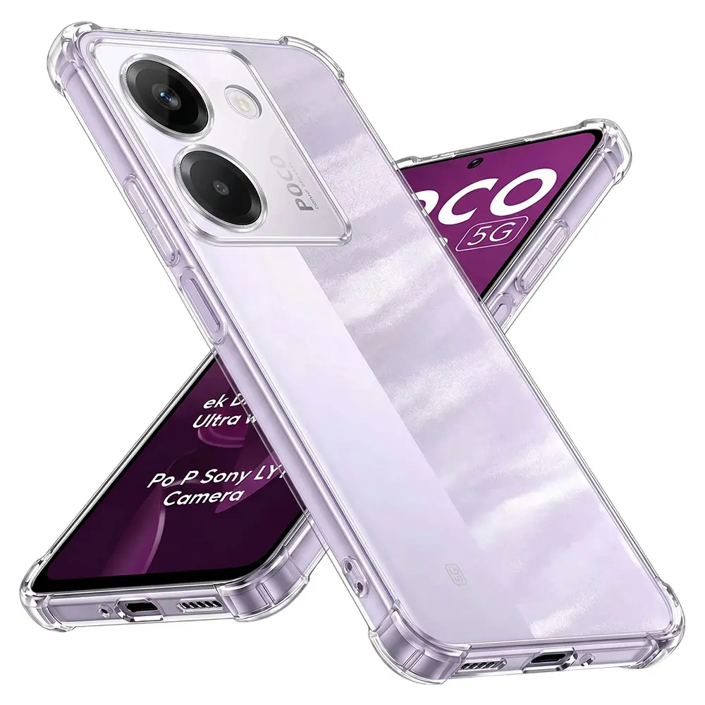 Techsuit Shockproof průhledný silikon pro Xiaomi Poco M7 Pro 5G průhledný