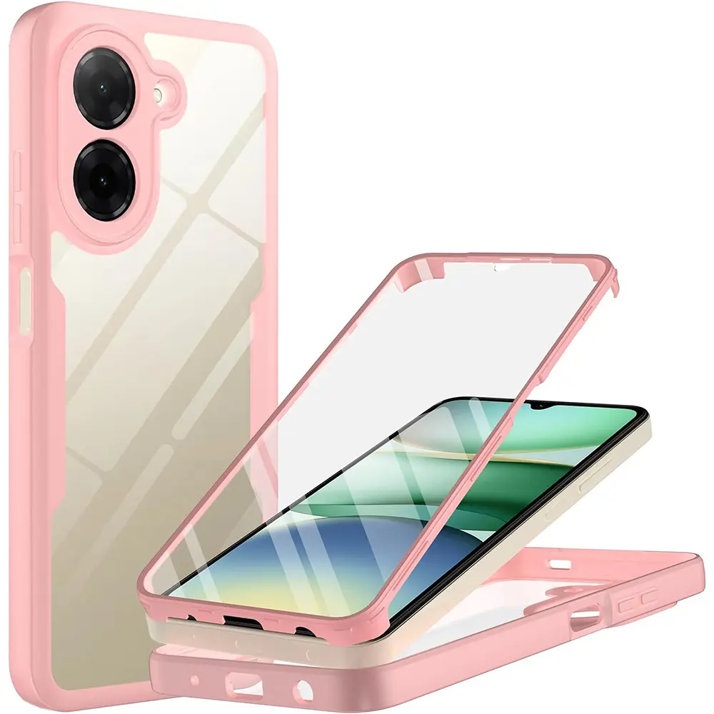 Techsuit ColorVerse 360 Series + Ochranné sklo Xiaomi Redmi A5 4G Růžová