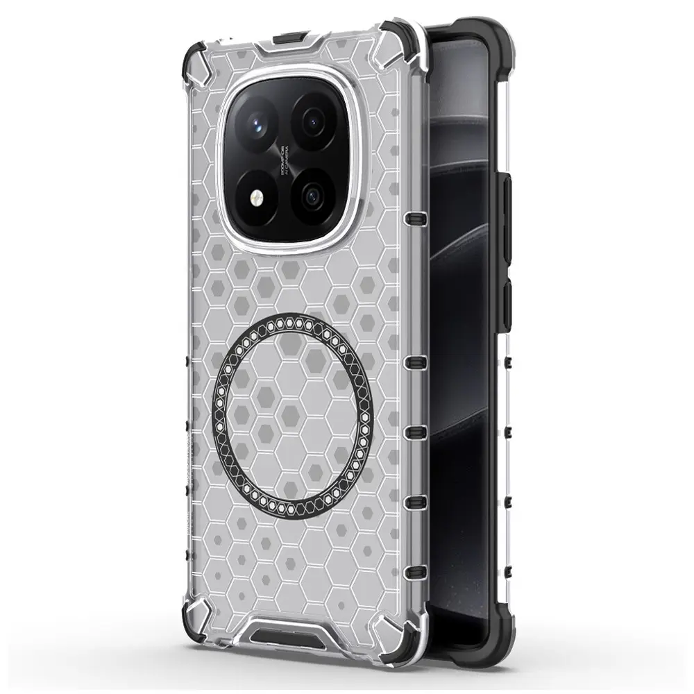 Techsuit HoneyComb Shield MagSafe pro Xiaomi Redmi Note 14 Pro+ 5G bílý
