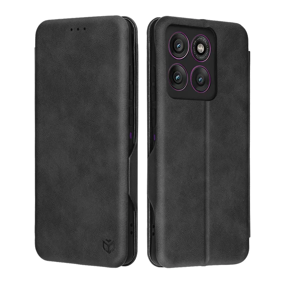 Pouzdro Techsuit Safe Wallet Plus pro Motorola Edge 60 Pro černé
