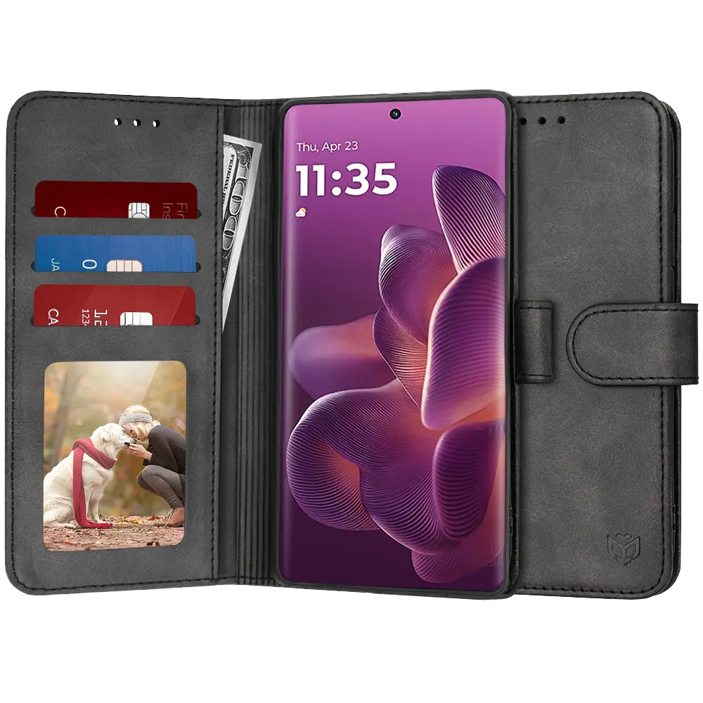 Pouzdro na deník Motorola Edge 60 Pro černé
