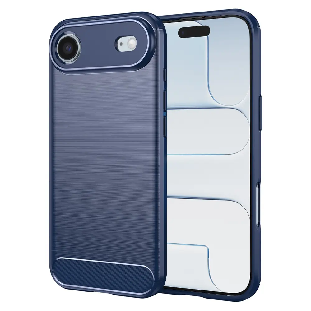 Techsuit Carbon Silicone pro iPhone 17 Air modrý