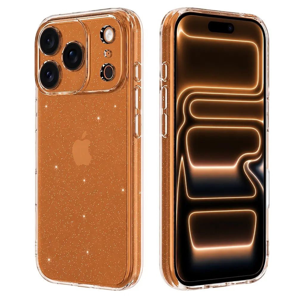 Techsuit SparkleSkin Series iPhone 17 Pro Max průhledný obal