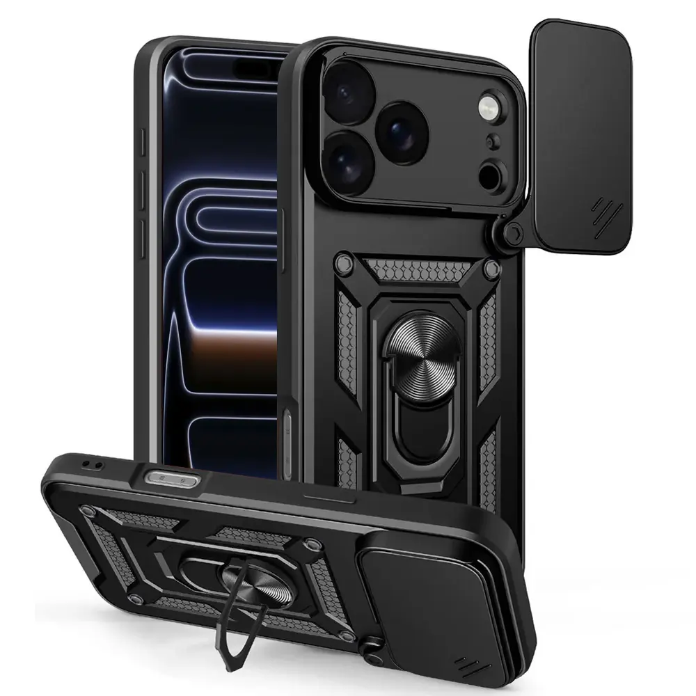 Techsuit CamShield Series pouzdro pro iPhone 17 Pro černé