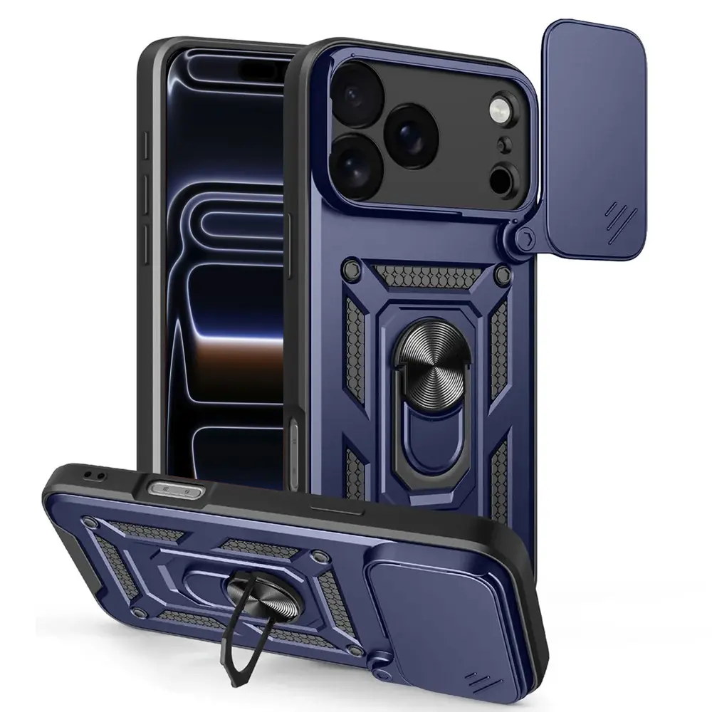 Techsuit CamShield Series pouzdro pro iPhone 17 Pro modré
