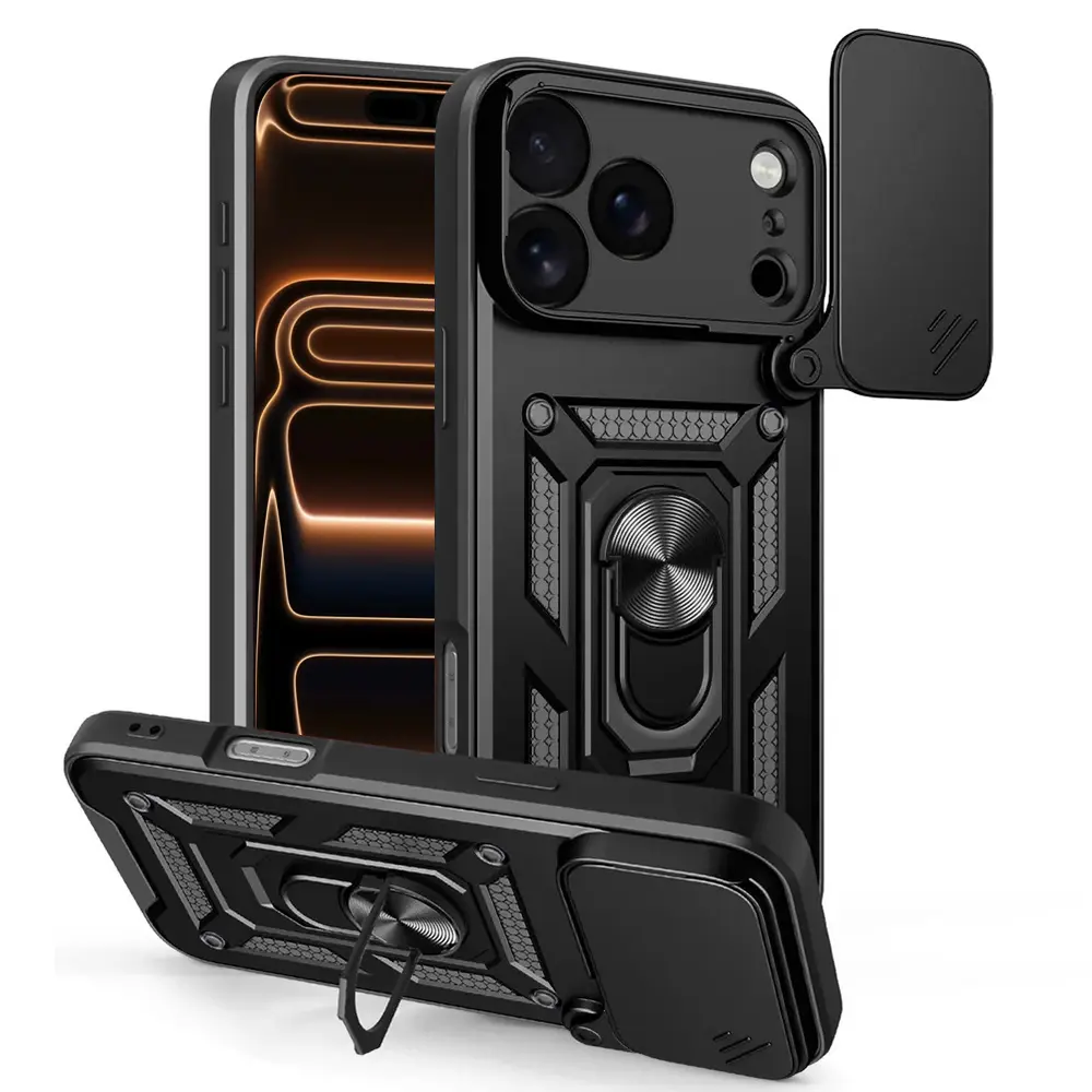 Techsuit CamShield Series pouzdro pro iPhone 17 Pro Max černé
